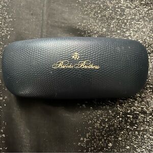 Brooks Brothers Dark Blue Glasses Case